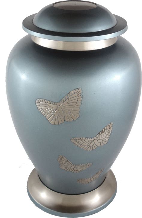 butterfly metal cremation box|Cremation Urns .